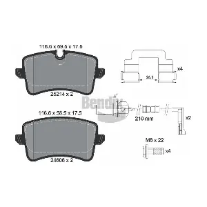 BPD1321 BENDIX Braking