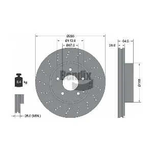 BDS1303HC BENDIX Braking