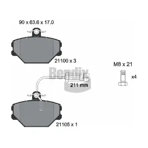 BENDIX Braking BPD1750