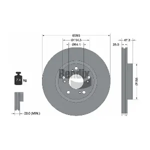 BENDIX Braking BDS1733