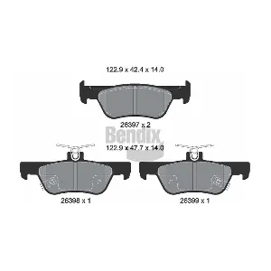 BPD1667 BENDIX Braking