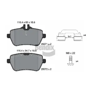 BPD2221 BENDIX Braking