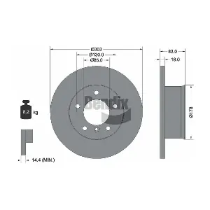 BENDIX Braking BDS1880