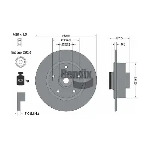 BDS1543 BENDIX Braking