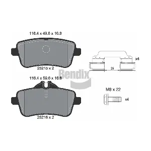 BPD1621 BENDIX Braking