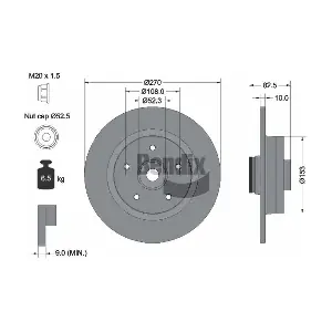BENDIX Braking BDS1483