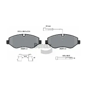 BPD1268 BENDIX Braking