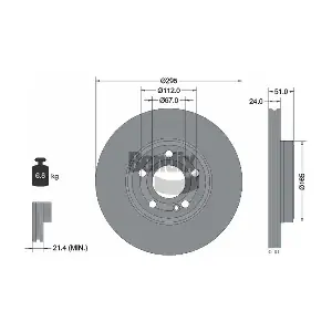 BDS2086HC BENDIX Braking