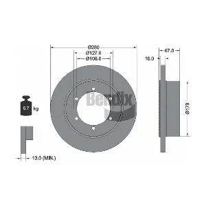 BDS2304 BENDIX Braking