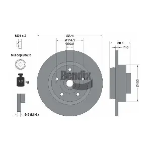 BENDIX Braking BDS1163
