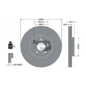 BENDIX Braking BDS2308