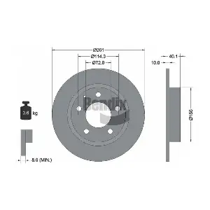 BENDIX Braking BDS1819
