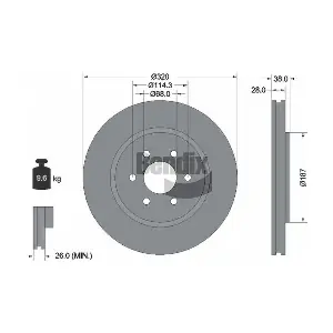 BDS1398HC BENDIX Braking