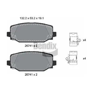 BPD2553 BENDIX Braking