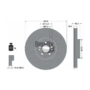 BDS2247HC BENDIX Braking