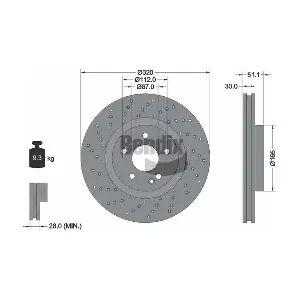 BDS1319HC BENDIX Braking