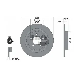 BENDIX Braking BDS1708