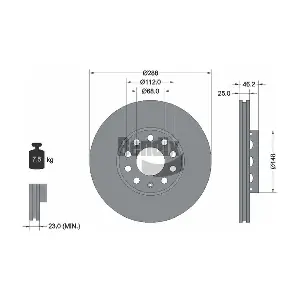 BENDIX Braking BDS1070HC