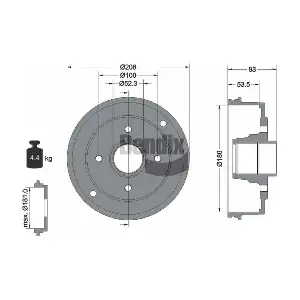 BENDIX Braking BDM1054