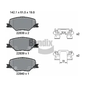 BPD2446 BENDIX Braking