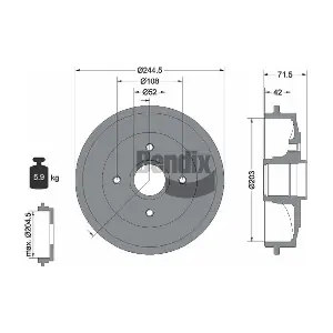 BENDIX Braking BDM1069