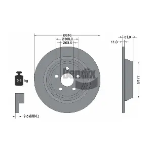 BENDIX Braking BDS1557