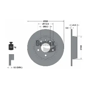 BENDIX Braking BDS1188