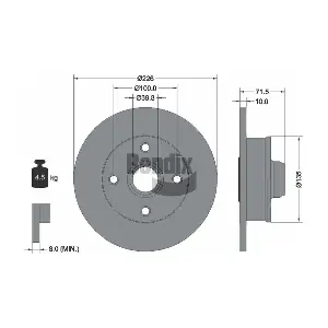 BENDIX Braking BDS1450
