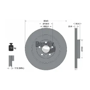 BENDIX Braking BDS1594