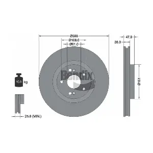BDS1298HC BENDIX Braking