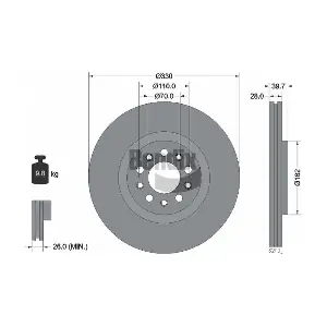BENDIX Braking BDS1418