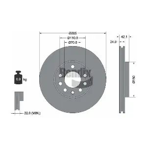 BENDIX Braking BDS1155HC