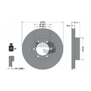 BENDIX Braking BDS1373