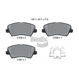 BPD2470 BENDIX Braking