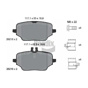 BPD2612 BENDIX Braking