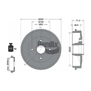 BDM1079 BENDIX Braking