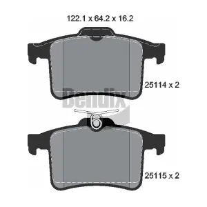 BPD2224 BENDIX Braking