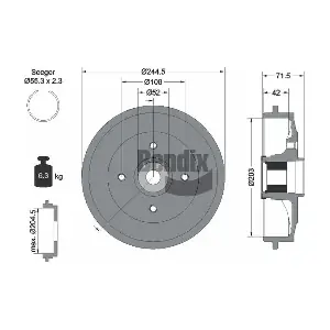 BENDIX Braking BDM1126