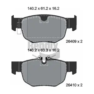 BPD1650 BENDIX Braking