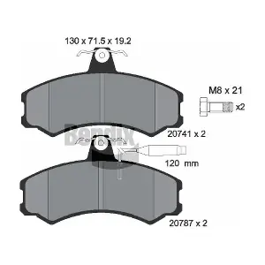 BENDIX Braking BPD1722
