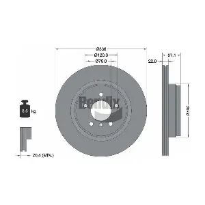 BENDIX Braking BDS1345HC