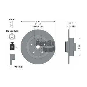 BDS2219 BENDIX Braking