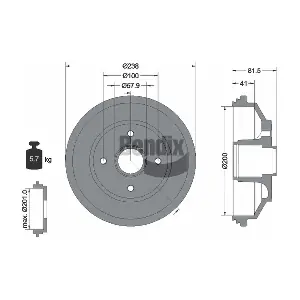 BENDIX Braking BDM1137