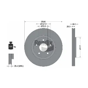 BENDIX Braking BDS1701