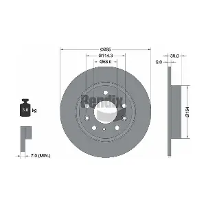 BDS1618 BENDIX Braking