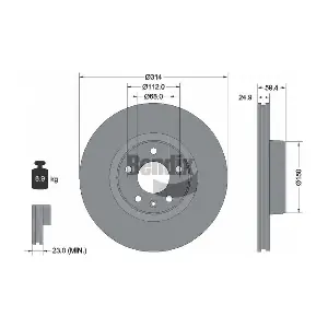 BDS1670HC BENDIX Braking