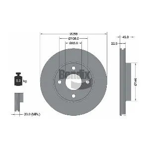 BENDIX Braking BDS1037