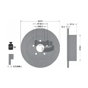 BDS1845 BENDIX Braking
