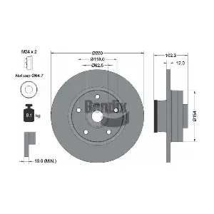 BENDIX Braking BDS1061