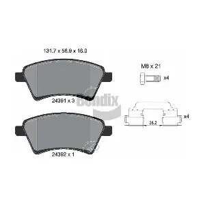 BPD1181 BENDIX Braking